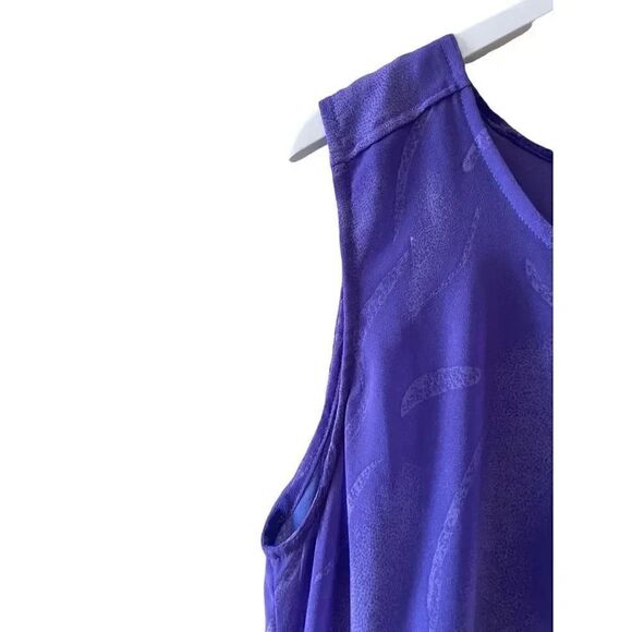 Kirpa Two Pieces Layer Maxi Longline Lined Purple Special Occasion Set Sz L - Picture 3 of 10